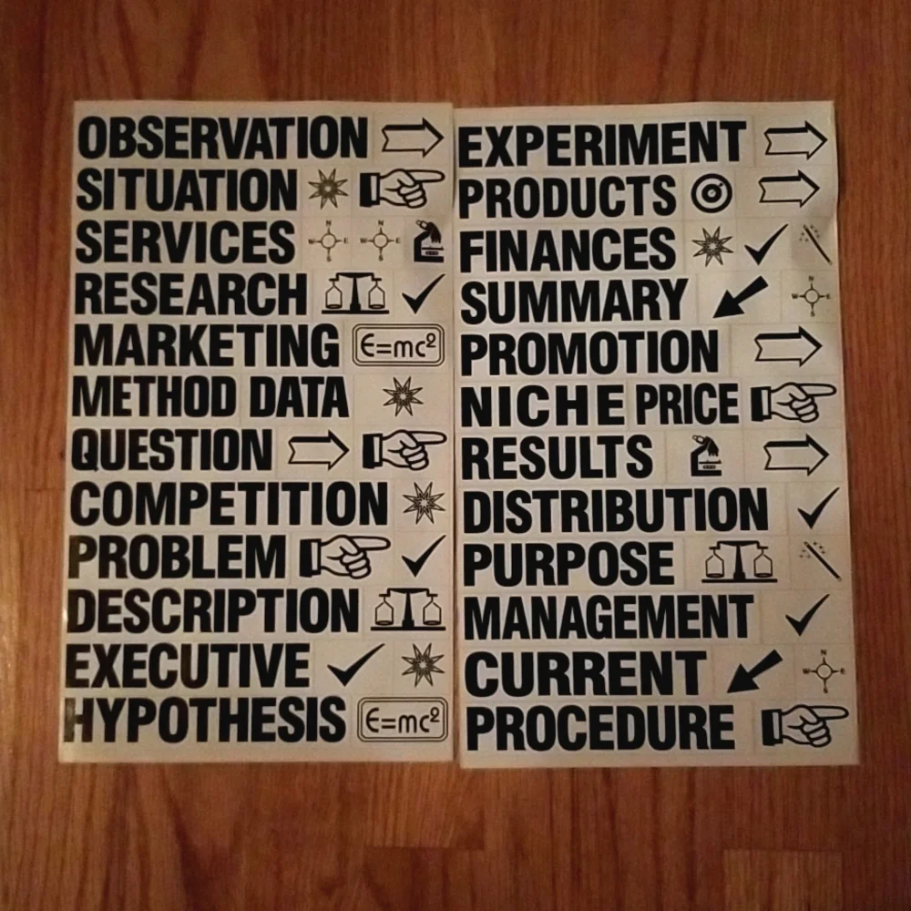 Office Department Stickers